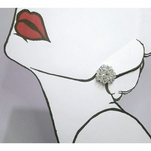 Vintage high quality aurora borealis clip on